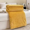 Solid Color High Gram Heavy Beetle Plush Blanket Office Nap Blanket Flannel Children's Small Blanket Throw Blanket for Sofa 4