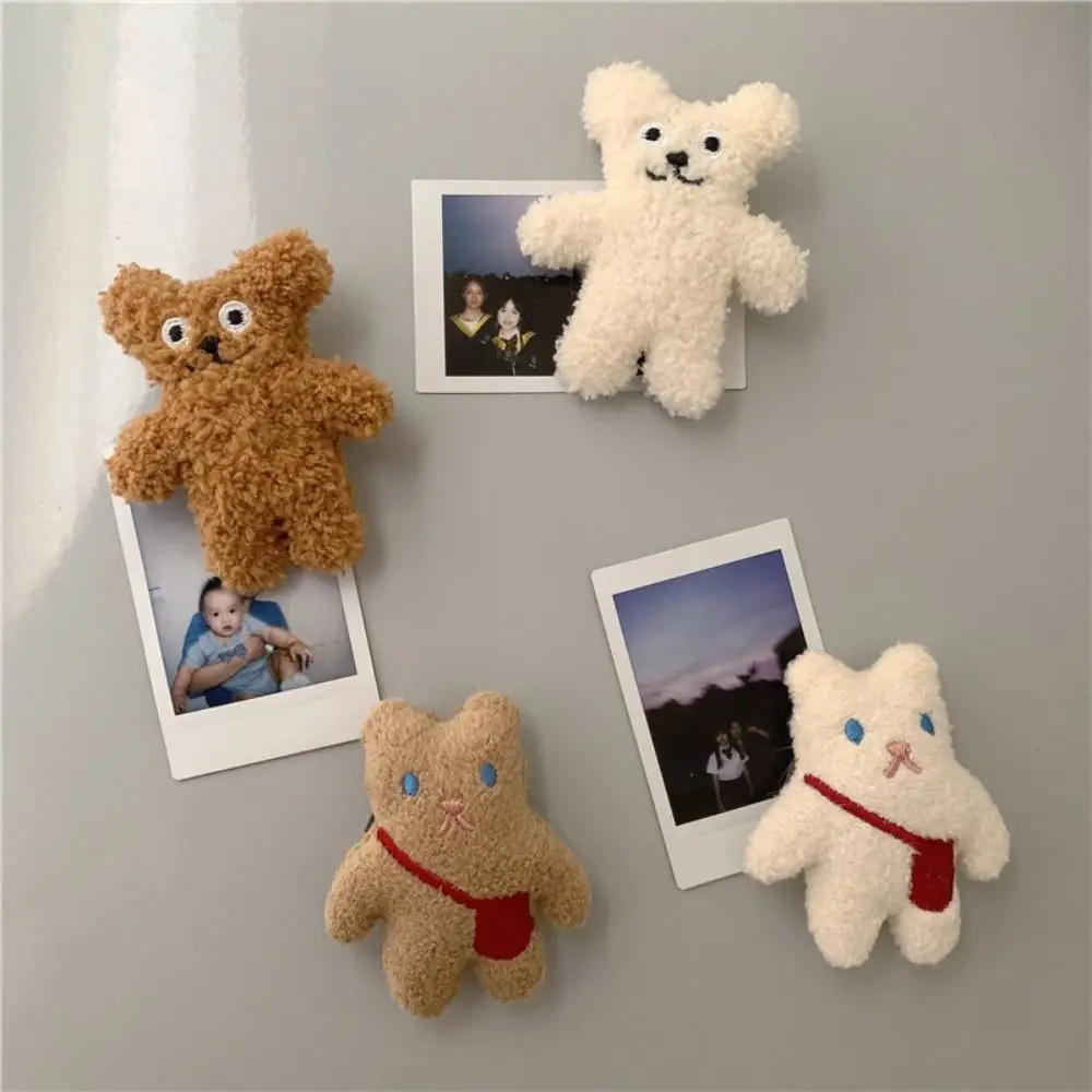 

2 шт. 3D наклейка на холодильник, медведь, плюшевые игрушки, наклейка, милый магнит на холодильник, Кухонное украшение, подарок, сувенир
