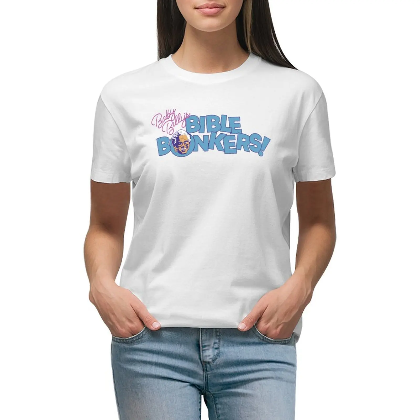 

Baby Billy's Bible Bonkers T-shirt animal print shirt for girls kawaii clothes t-shirts for Women graphic tees funny