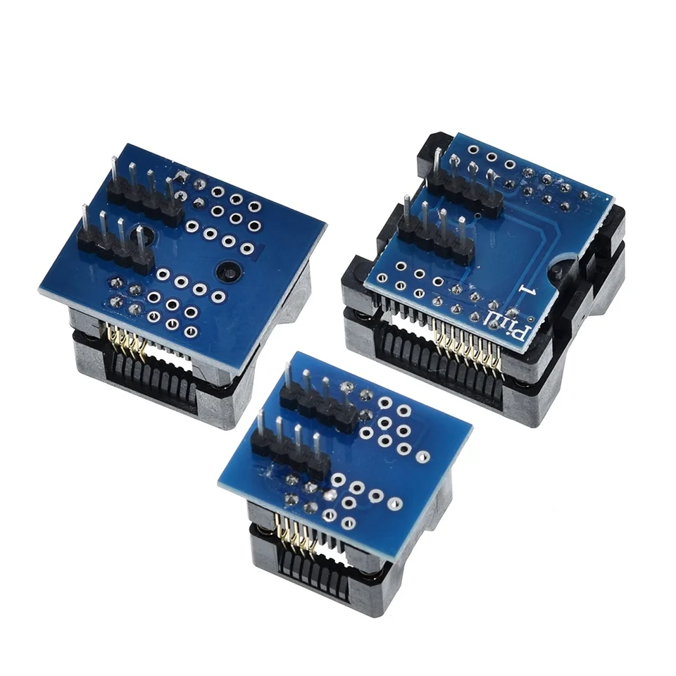 9-Piece Programmer Adapter & Socket Kit - For TL866CS/A, EZP2010 IC Tools With Multiple Converters