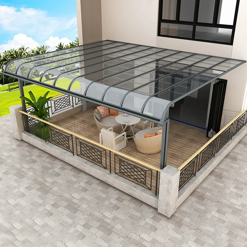 Tenda A Baldacchino Per Auto E Camper - Tenda Parasole Portatile 3x2m, Impermeabile 3000HH, Pali Regolabili - 2