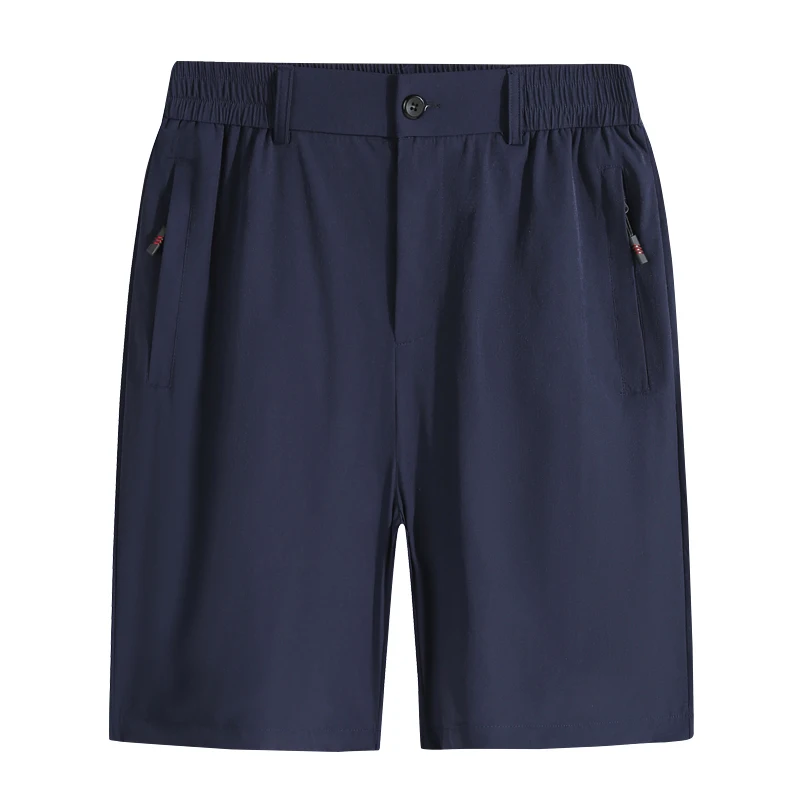Big Size 8xl 7xl Men's Shorts Ice Silk Casual Short Trousers Elastic Waist Stretch Half Pants Golf Bermuda Male Cool Quick Dry 2