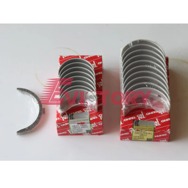 

For ISUZU 4BD1T 4BD1 overhaul gasket kit + main conrod con rod bearing set