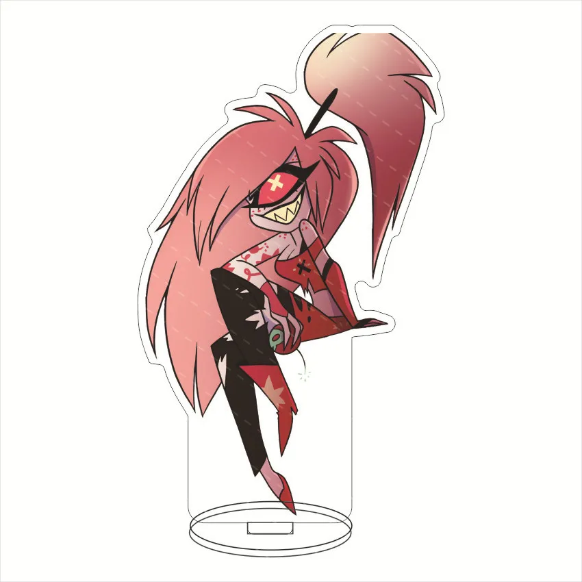 Anime Hazbin Hotel Charlie Morningstar Cosplay Stand Acryl Figuren Vaggie Desktop Stehende Zeichen Modell Dekor Geburtstag Geschenke – Detail 3
