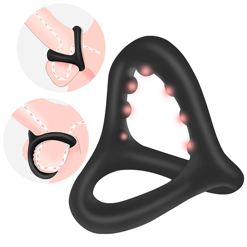 Silicone Penis Ring Semen Lock Delay Ejaculation Chastity Cage Erotic Urethral Lock Cock Sex Toys For Men Couples Adult Sex Shop