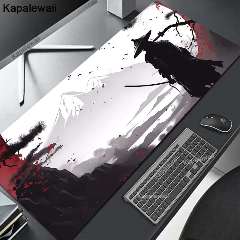 

Large Size Office Desk Japanese Anime Mat Leather Waterproof Mouse Pad Desktop Keyboard Desk Pad Gaming Mousepad PC Accessories