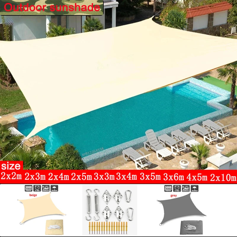 Oxford Cloth Sunscreen Rain Cover Outdoor Coverings Shade Awning Cover Patio 300d Aliexpress