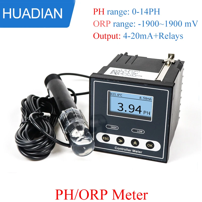 Aquariumph Waterbehandeling Meter Waterdichte Ph Probe Met Controller