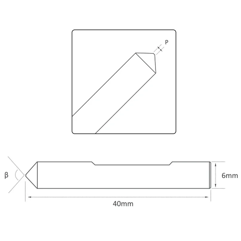 Key Cutting Machine Tracer Point High Security Carbide Tracer Point 80&deg;-105 For Key Machine to Copy Dimple Keys