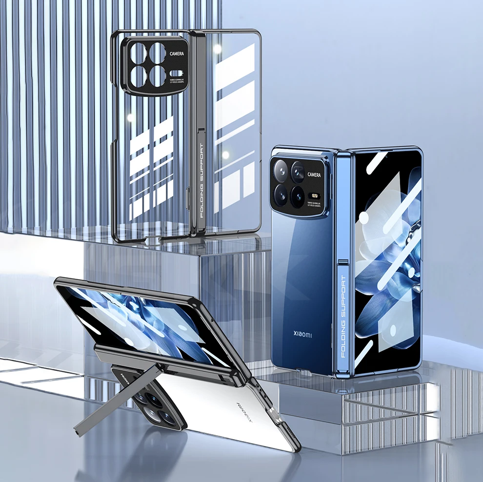 Magnetic Hinge Bracket Plating Case for Xiaomi Mix Fold 4 Outer Screen Glass Pro