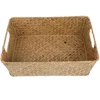Natural Large Woven Seagrass Basket Of Straw Wicker For Home Table Fruit Bread Towels Small Kitchen Storage Container 1