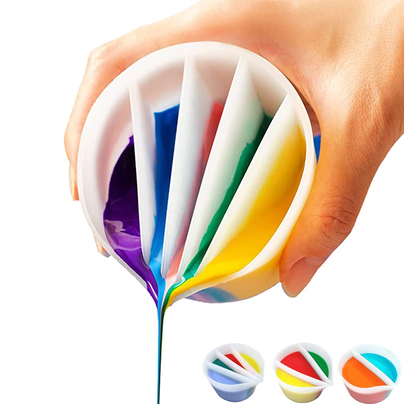 Split Cups Paint Pouring Paint Resin Silicone Cups Silicone Distributing Cup Cup Aliexpress