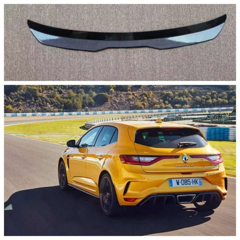 Подходит для 2016 - 2020 Renault Megane 4 MK4, спойлер для хэтчбека, Универсальный Автомобильный задний спойлер на крышу заднего крыши для Megane GT RS RS300
