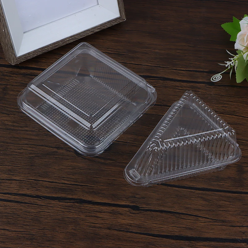 10Pcs Triangle and Square Cheesecake Boxes, Pie Holders and Cake Slice Containers, DIY ... - SKU TSCB1845 - UGI Packaging