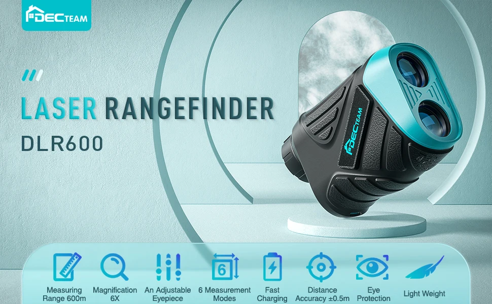 600M Laser Rangefinder Telescope for Golf Hunting Range Finder Distance Meter L