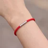 Noter 12 couleurs chanceux rouge chaîne Bracelet unisexe 3 tailles meilleur ami Couple cordon chaîne Bracelet tressé amitié bijoux Joias