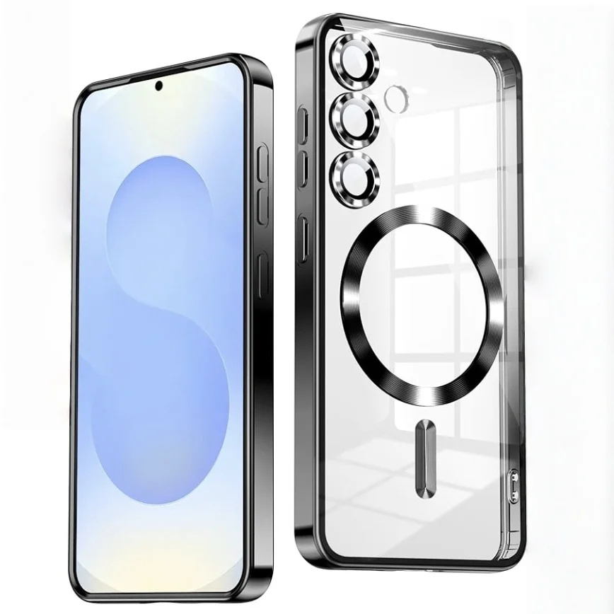 Magnetic Luxury Phone Case with Full Camera Lens Protector