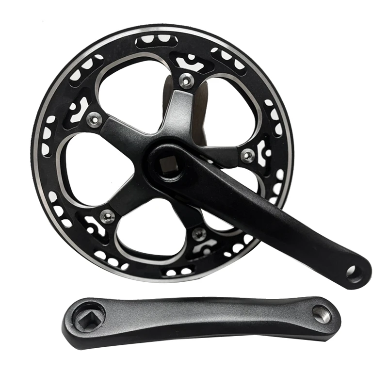 

48T Single Speed 170Mm Road Bike Folding Bicycle Crankset Bike Crank Set Chainwheel Sprocket Replacement Accessories