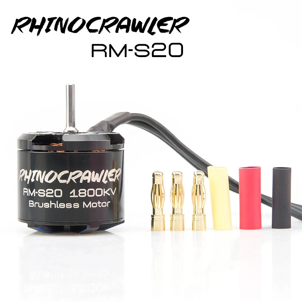 RHINO ESC Crawler 40A 80A brushless Motor Power system AM32 for 1/10 TRX4 SCX10 MOA Shafty Truck