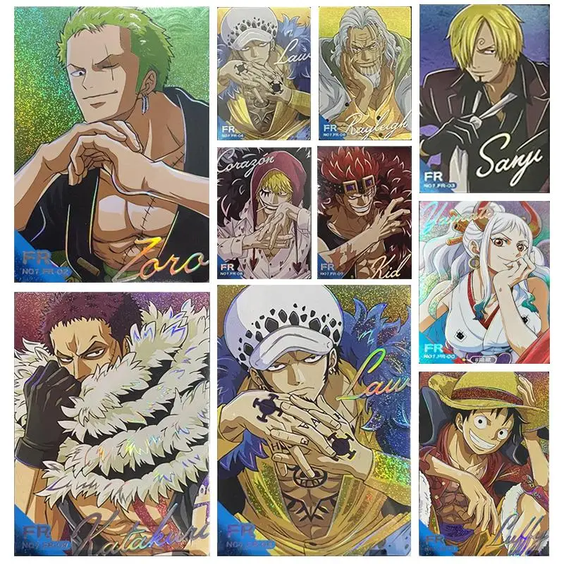 Anime One Piece Eustass Kid Silvers Rayigh Yamato Charlotte Katakuri Collection Card Regalo Di Compleanno Di Natale Scheda Di Gioco Da Tavolo
