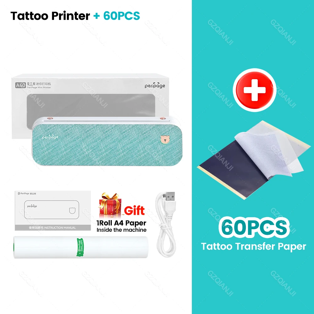 Wholesale Peripage A4 Thermal Printer Multi Function Tattoo Drawing,  Stencil Transfer, Label Maker, Printing Wireless Printer And Copier, And  Paper Copying Machine A40 From Paronas, $145.71