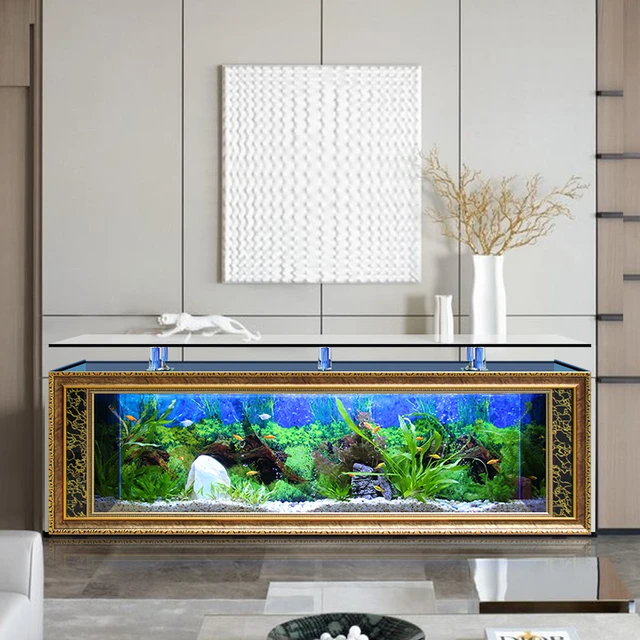 Large Custom Glass Clear Luxury Aquarium Tank Fish For Home big