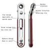 Multifunctional Bidirectional Forward and Reverse Ratchet Screwdriver Elbow Flat Head Wrench Cross Screwdriver Slotted Tool 2