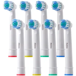 Electric Toothbrush Replacement Brush Heads with Soft Bristles (17A - 8Pcs)