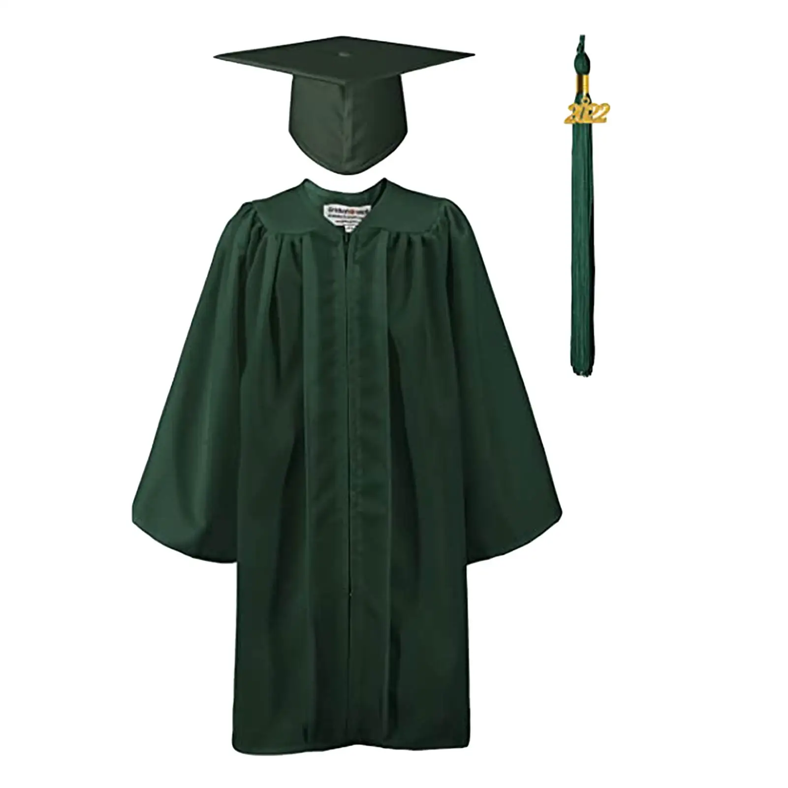 

Graduation Gown Cap Tassel Set 4 Pieces 2022 Unisex Graduation Matte Gown Set Honor Cord For Bachelor Students Graduation