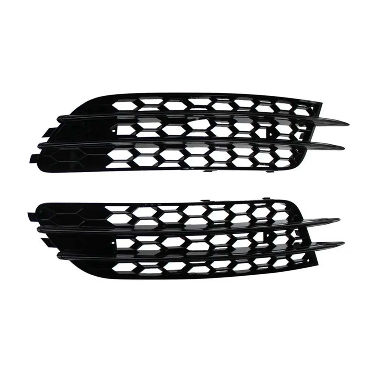 

4G0807681 4G0807682 Perforated Lower Grille Fog Lamp Grille Grille Cover Automotive for Audi A6 C7 2012-2015