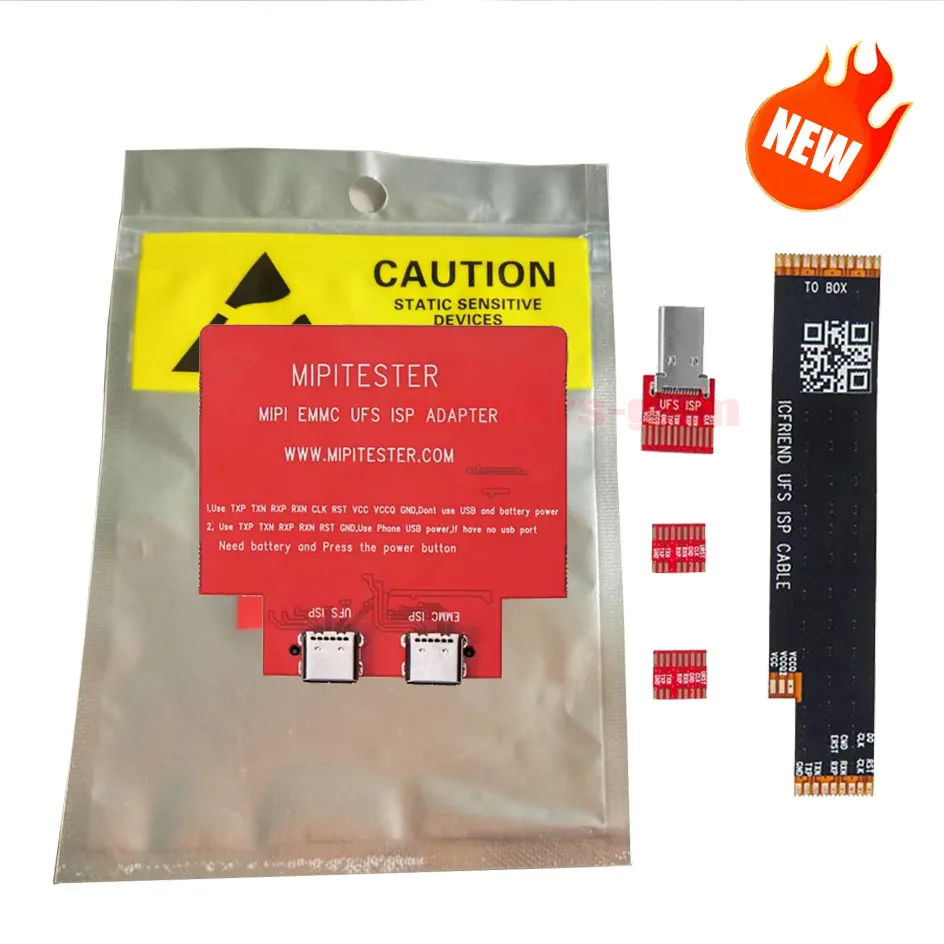 새로운 MIPITESTER MIPI ISP 케이블, 암호화 칩이 없는 EASY-JTAG EMMC UFS ISP 어댑터