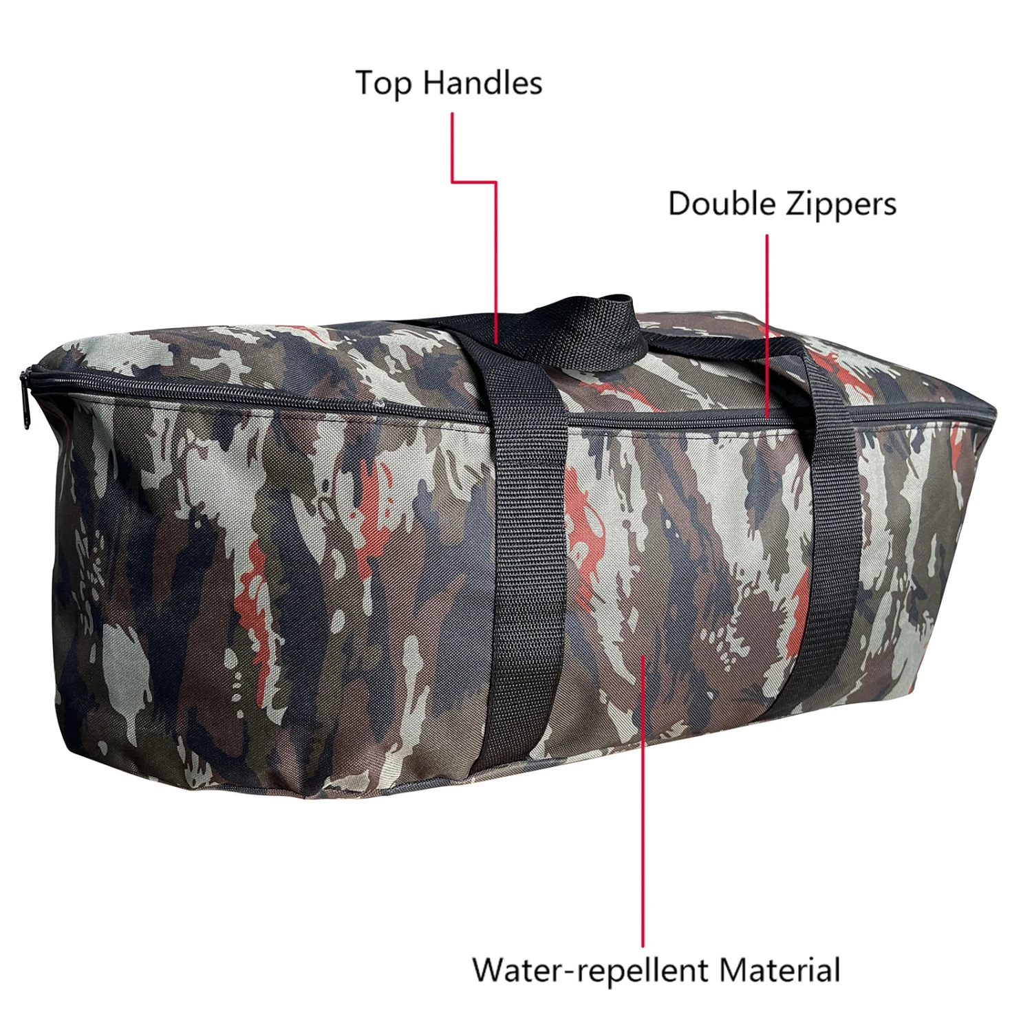 Top choice for outdoor enthusiasts-Stylish, waterproof, and durable black camouflage water repellent bait boat. Ideal fishing