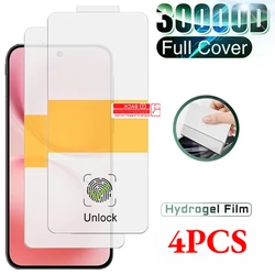 Ultra Protective Full Cover Hydrogel Screen Protector Film - Soft TPU - Vivo X80 Lite (4Pcs)