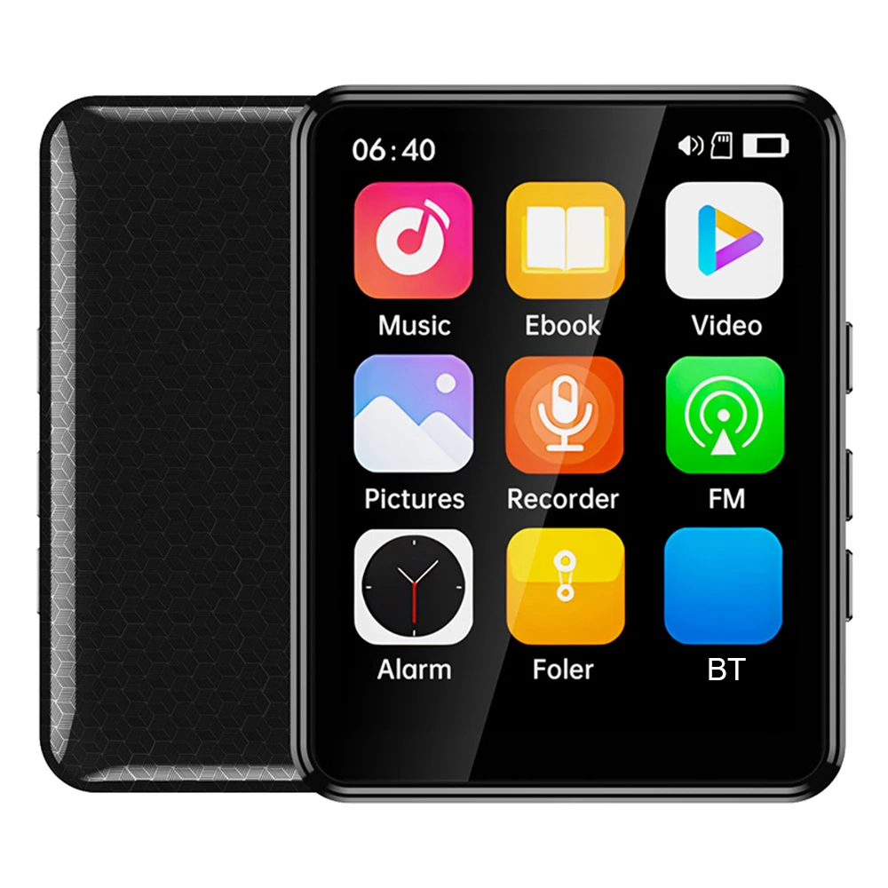 Ŀ ִ  ׷ ÷̾, MP3 ÷̾, FM   å, 2.4 ġ ġũ Bluetooth-Compatible5.3, 16 GB, 32 GB, 64GB