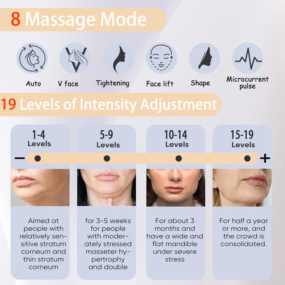 Facial Massage Instrument EMS Facial Lifting Massager Skin Care
