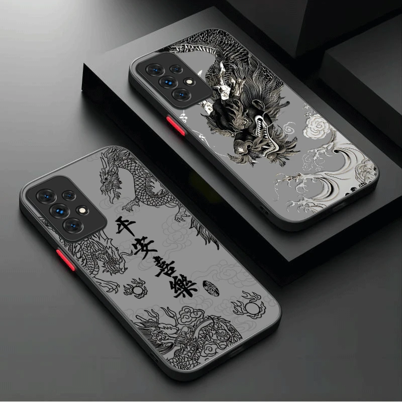 Elegant Chinese Dragon Design Protective Phone Case