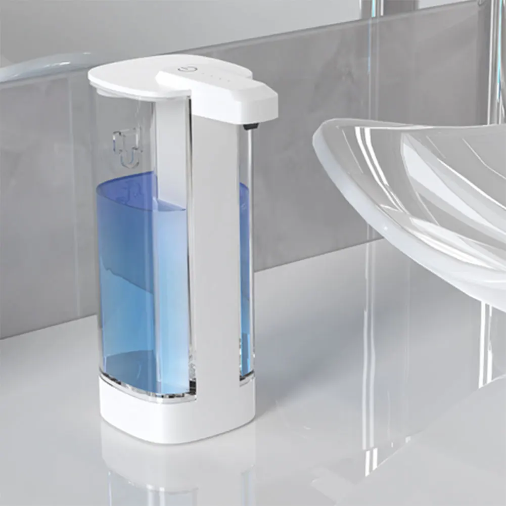 Automatic Soap Dispenser Touchless Dish Soap Dispenser Wall Mount Hands Free Auto Soap Dispenser for Kitchen and Bathroom