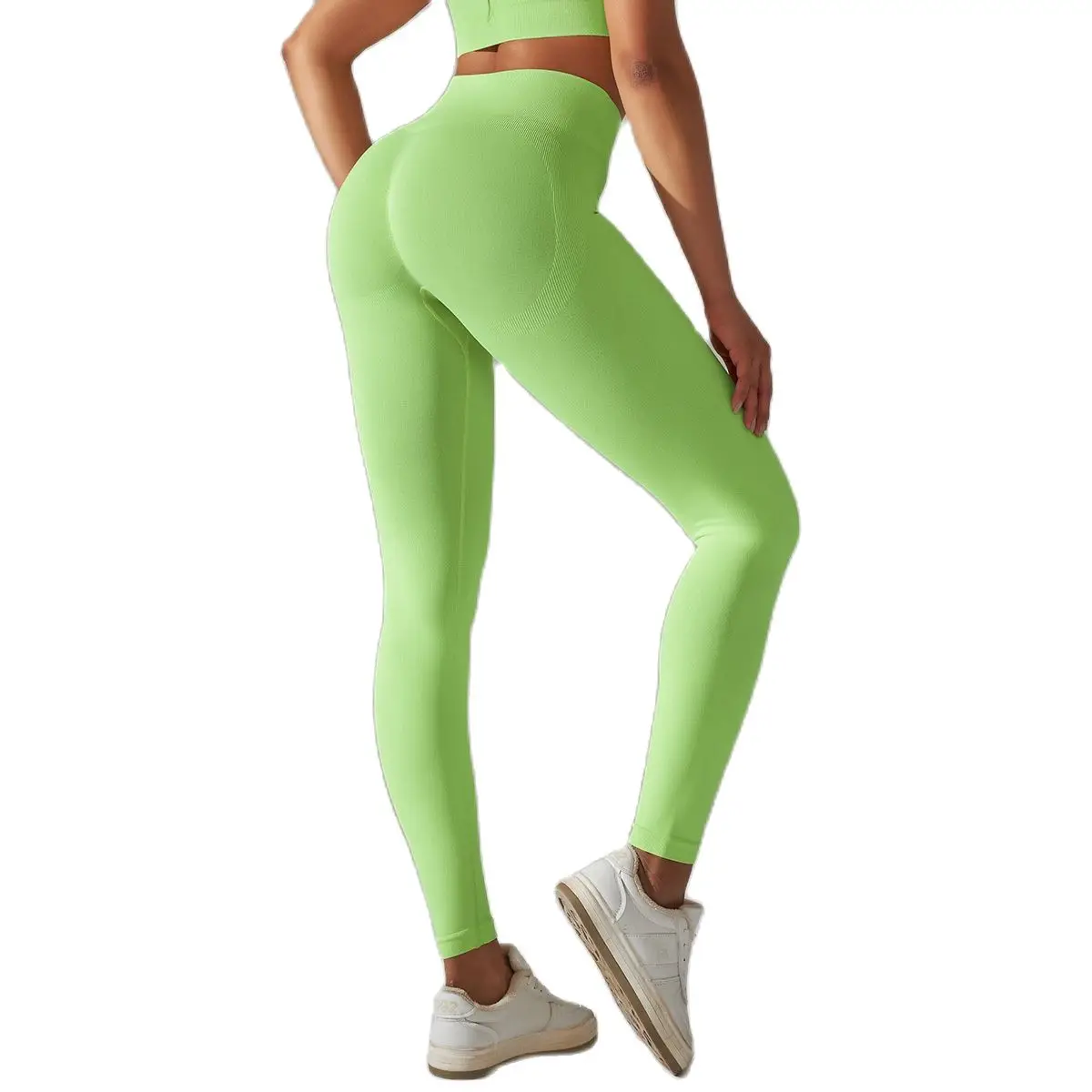 

CHRLEISURE Seamless Yoga Pants for Women Sexy Butt Lift Workout Leggings Elastic Slim Sports Tight Naked Feeling Activewear