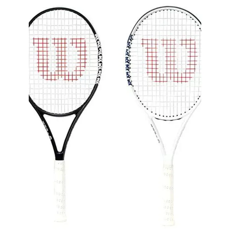 Original Wilson Tennis Rackets Full Carbon Fiber Professional Competition Racket Adult Men Women Novice Training Tennis Racquet