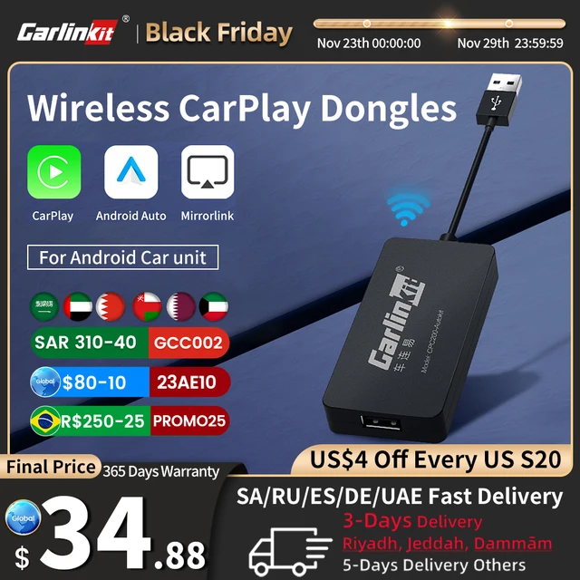 CarlinKit USB Wireless CarPlay Dongle