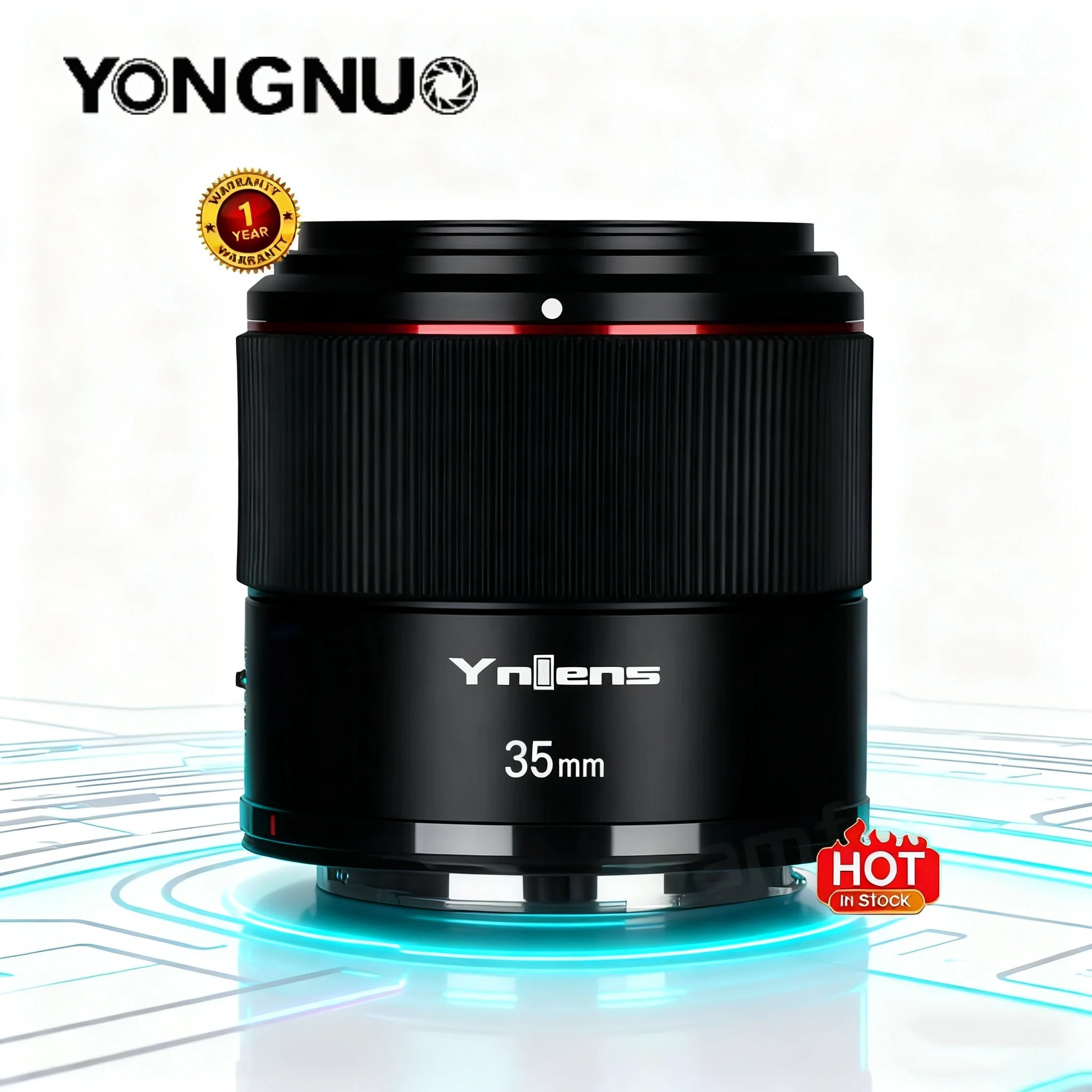 용누오 YN35mm F2S DF DSM 카메라 렌즈 풀프레임 오토 포커스 렌즈 ( E 마운트, 캐논 RF 마운트 카메라용)