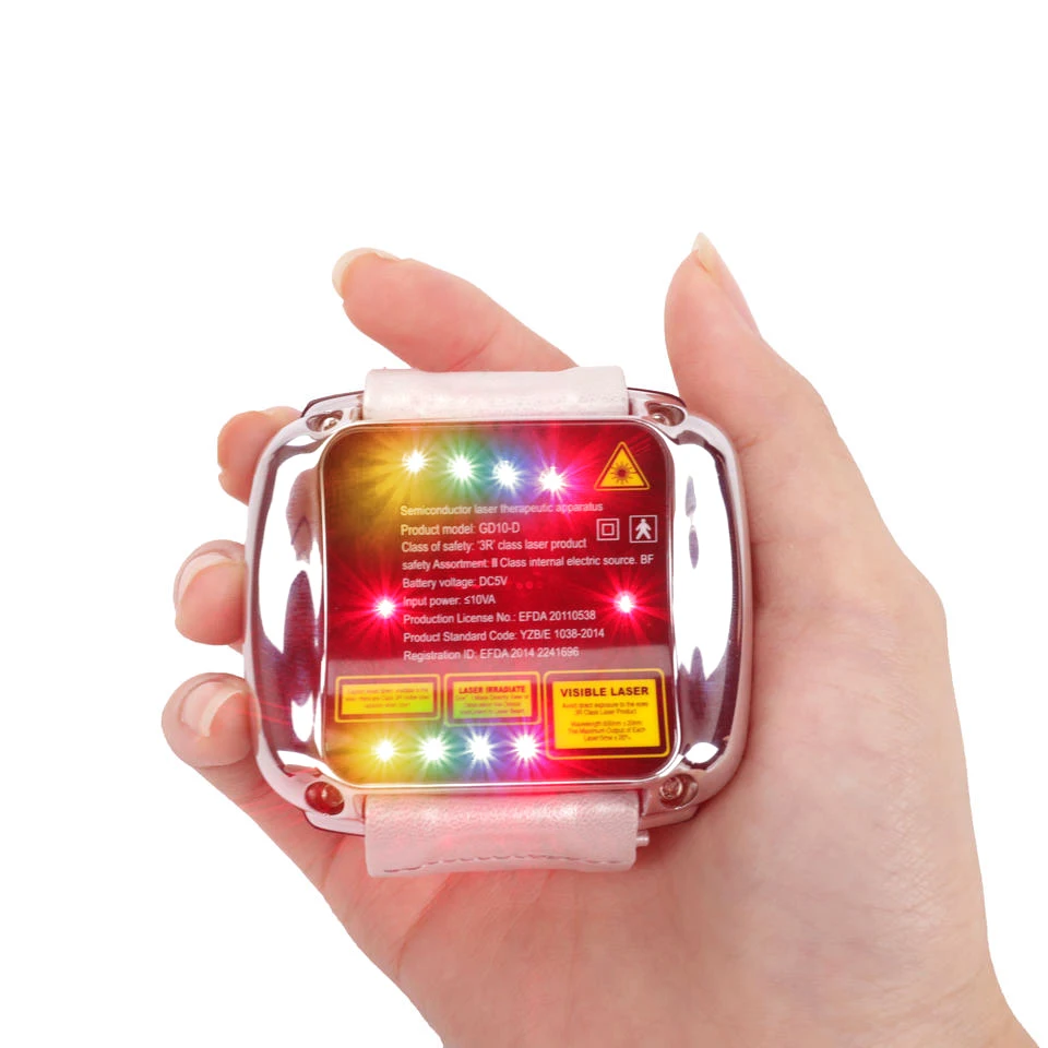 

LASTEK 650nm Cold Laser Therapy Watch Diabetes Care Hypertension Physical Therapy Equipments for Stroke Rehabilitation Machine