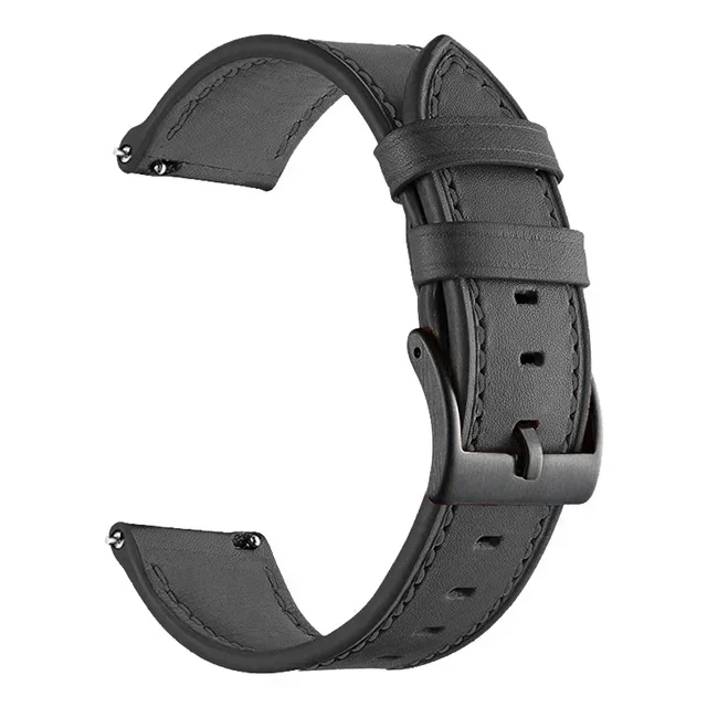 Premium Leather Strap Watchband - Quick Release Wriststrap