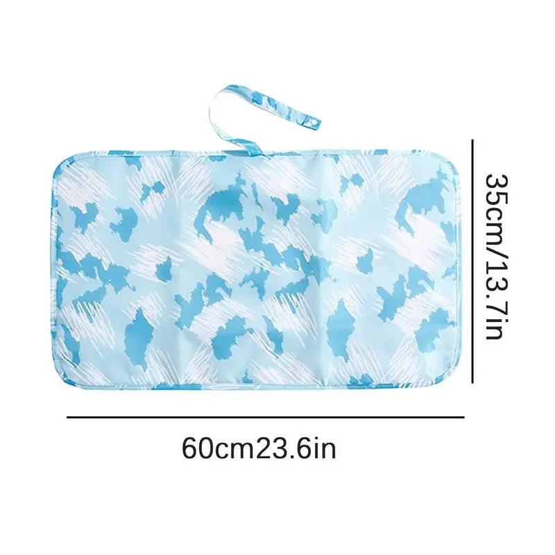 Portable Diaper Changing Mat Waterproof Foldable Changing Pad Space-Saving Machine Washable Travel Diaper Change Mat supplies
