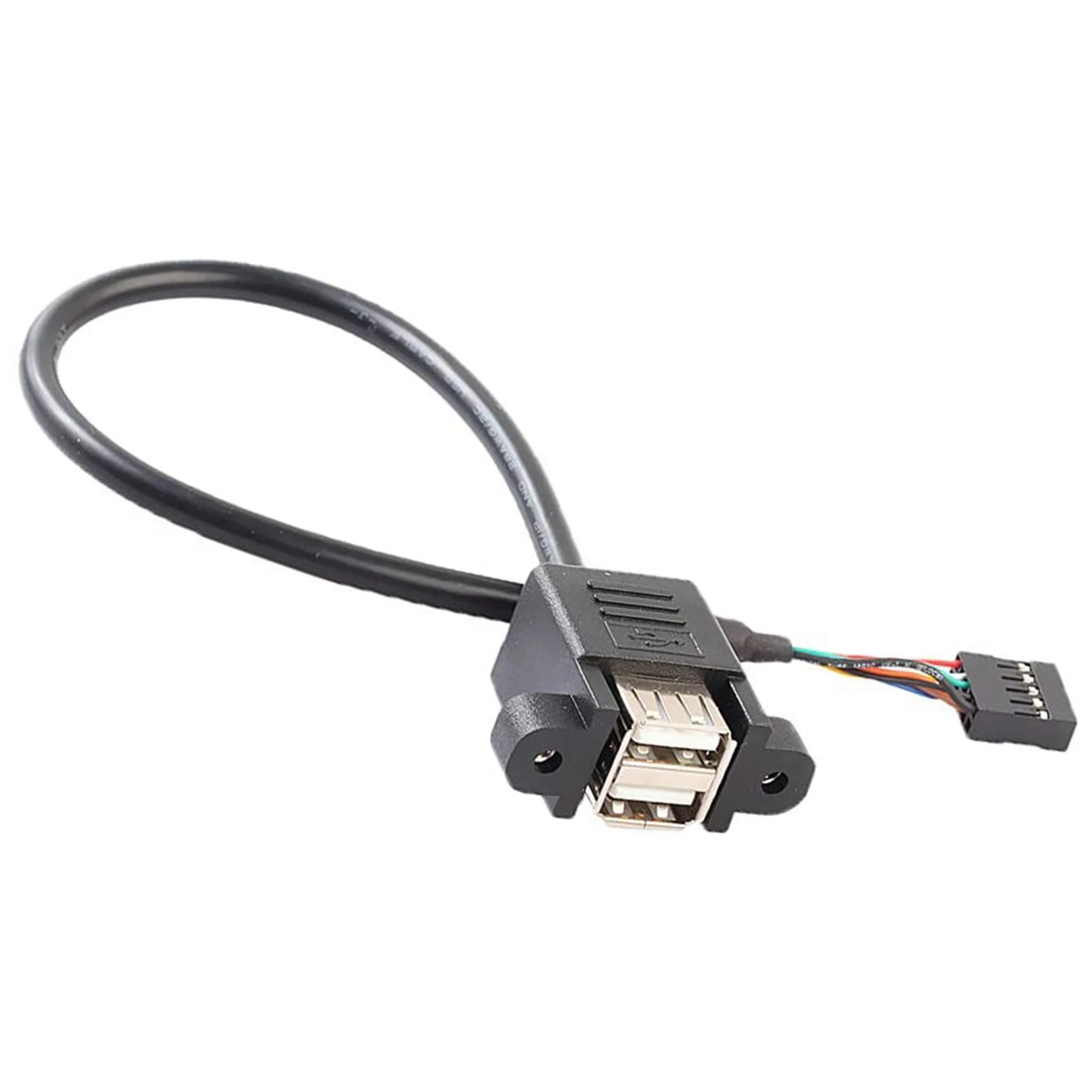 

Кабель-удлинитель с двумя USB 2,0 на 9 Pin