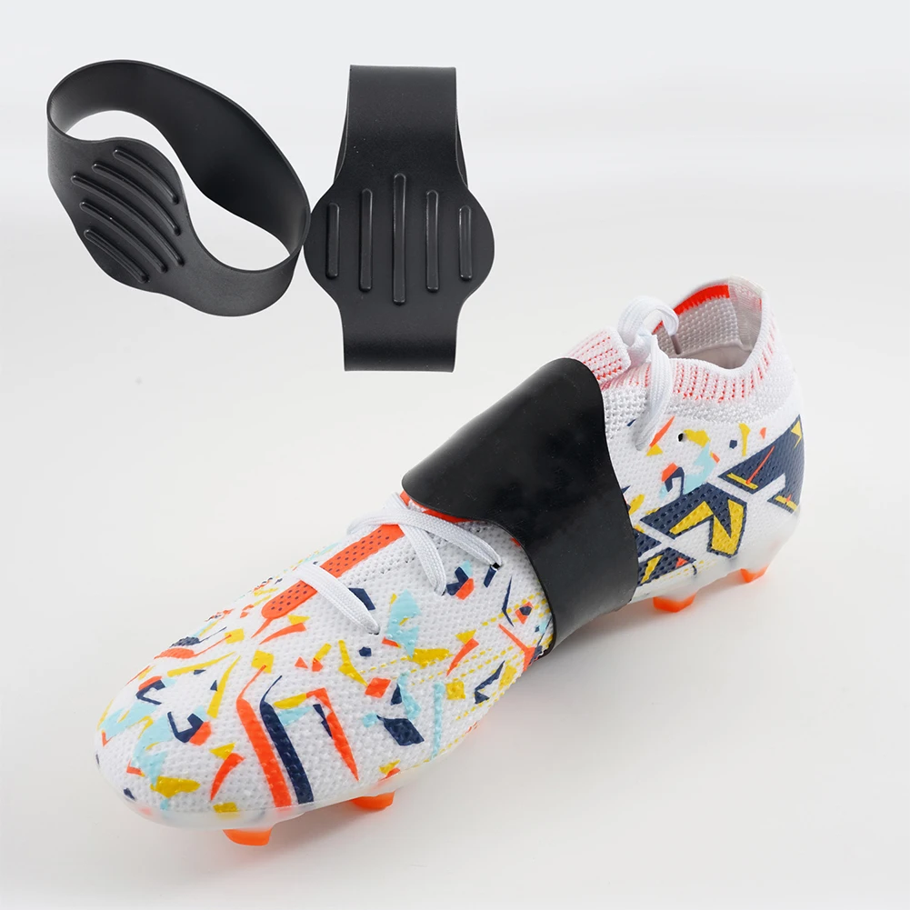 Soccer Lace Bands Silicone Soccer Cleat Bands Soccer Shoe Band Sports Accessory for Football Baseball Shoes