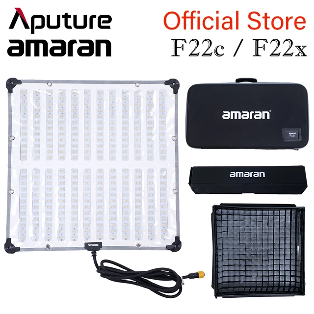 Aputure Amaran F21C/21X/22C/22X Flexible Light 2500-7500K 100/200W RGBWW  Full Color Studio Lamp CCI with Softbox Storage Case