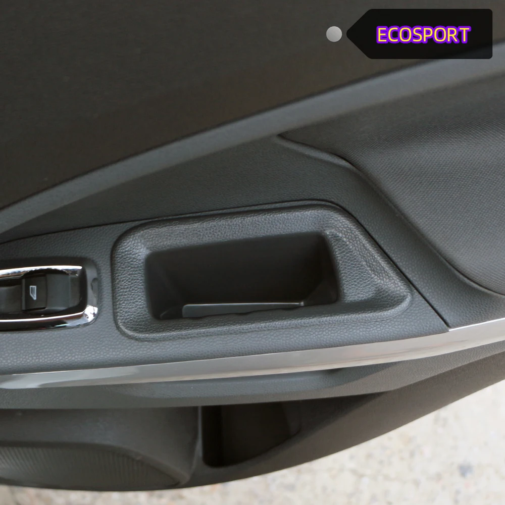 ABS 자동차 팔걸이 컨테이너 전면 도어 보관함 핸들 박스 케이스 Ford Ecosport 2018 2019 2020 2021 2022 액세서리