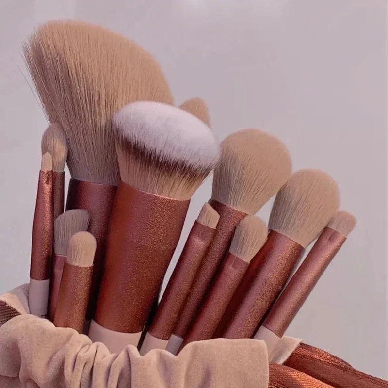 13Pcs Soft Fluffy Makeup Brushes Set Cosmetics Foundation Blush Powder Eyeshadow Kabuki Blending Beauty Tool makeup brush set