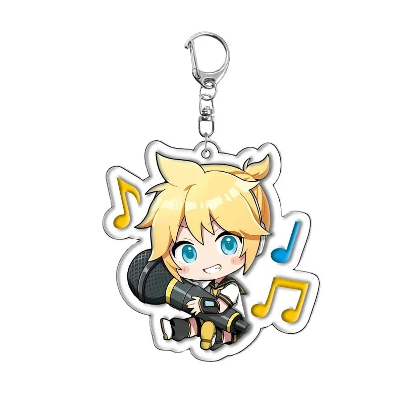 Hatsune Miku Creative Acrylic Keychain - Cute Animation Pendant and Backpack Decoration Gift